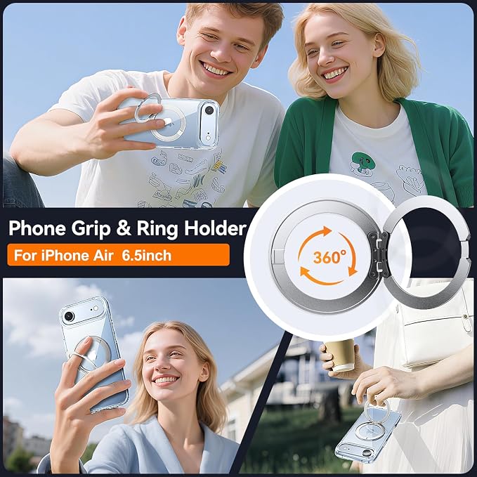 toushion 3 in 1 for iPhone Case Clear, Shockproof for iPhone Air - Image 5