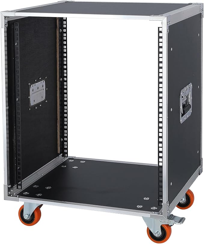 AV Gear Rack 12U Home Audio & Video Stage Stereo Equipment Storage Cabinet by WikrOck