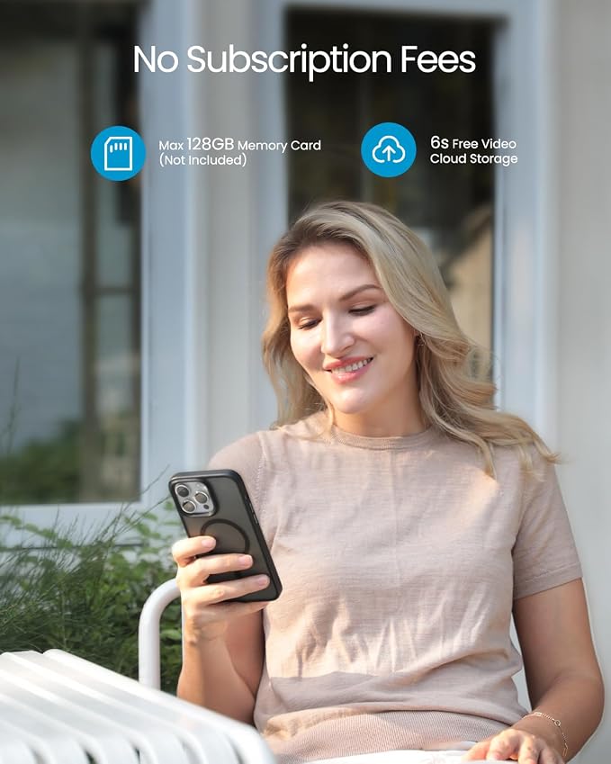 ieGeek Video Doorbell Camera Wireless, Head-to-Toe 180° Ultra View Battery - Image 4