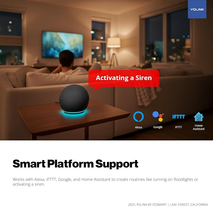 YoLink Outdoor Motion Sensor Kit, 2 LoRa Motion Sensors + SpeakerHub, Driveway - Image 7