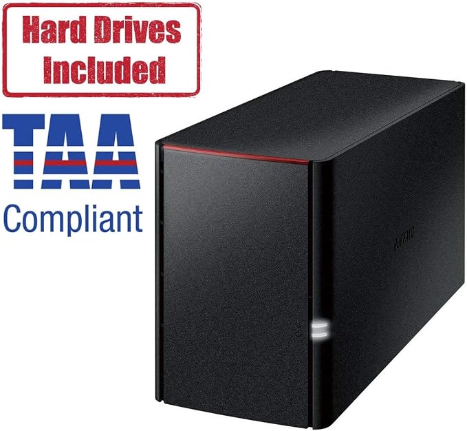 BUFFALO LinkStation SoHo 220 2-Bay Personal Cloud Office NAS 8TB - Image 3