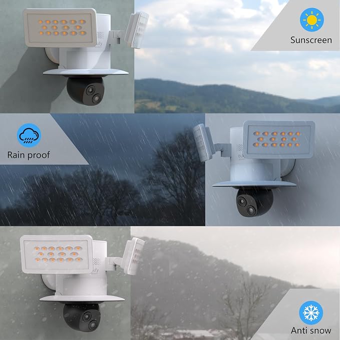 Rain Sun Shield Cover with Adjustable Mounting Bracket Compatible with eufy - Image 5