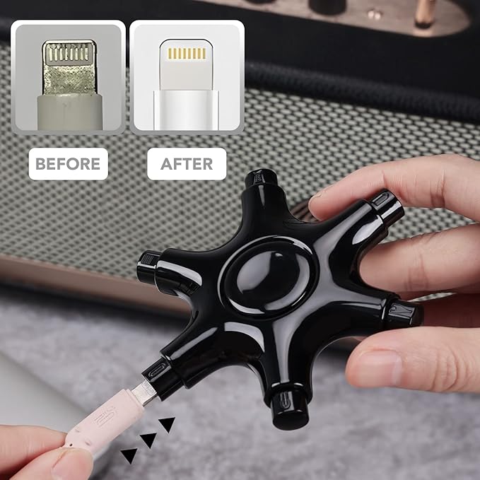 Tassmpitor for iPhone Cleaning Kit Port Cleaner, Repair and Restore Tool for - Image 4