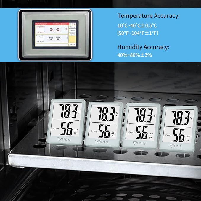 DOQAUS Digital Hygrometer Indoor Thermometer Humidity Gauge Room Thermometer - Image 8