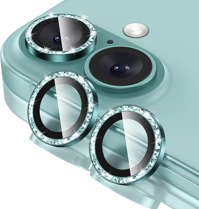 Tensea for iPhone 16 / iPhone 16 Plus Camera Lens Protector, 9H Tempered Glass by Tensea