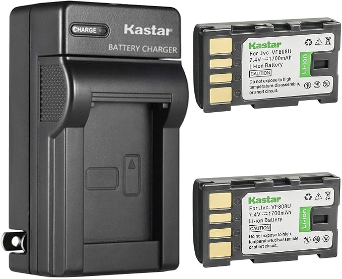 Kastar 2-Pack BN-VF808 Battery and AC Wall Charger Replacement by Kastar