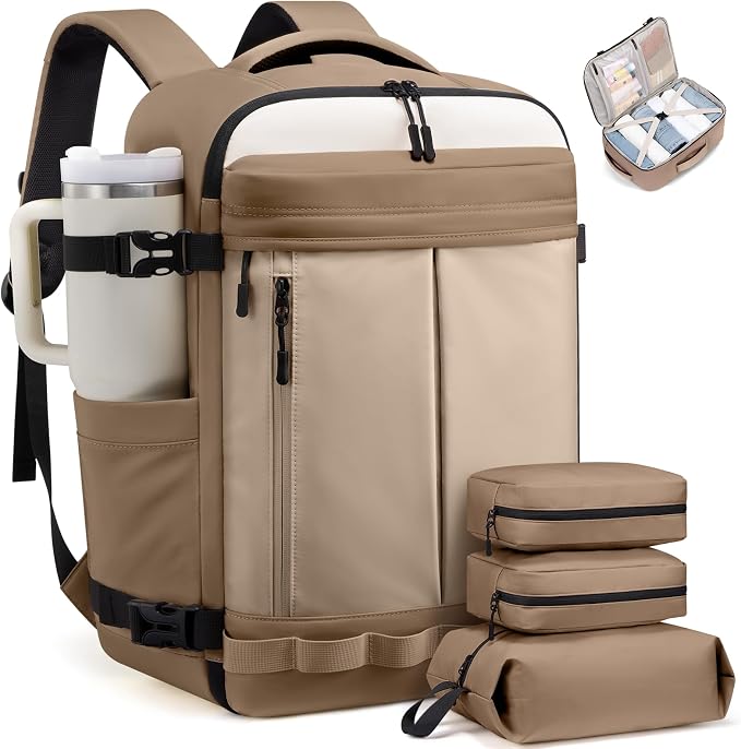 LOVEVOOK 40L Travel Backpack for Women Men, Airline Approved Carry On Luggage by LOVEVOOK