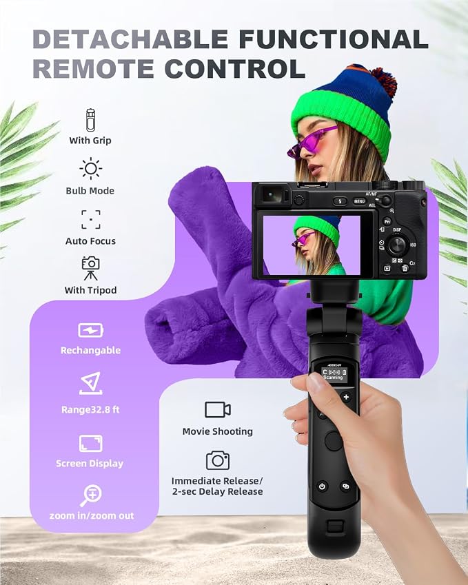 for Canon Tripod with Rechargeable Remote Control - Image 5