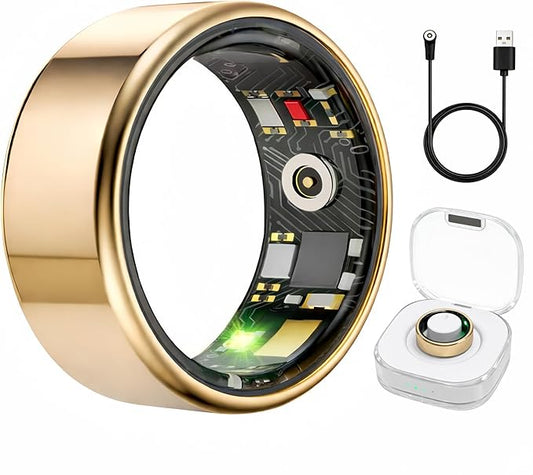 Smart Ring for Women Men, Sleep Tracking Wearable, Fitness Tracker Ring by SmartRingHealthFitness