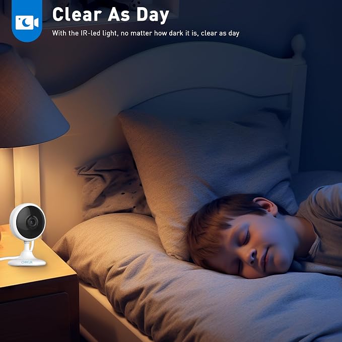 WiFi Security Camera, 2K Indoor Camera - Image 5