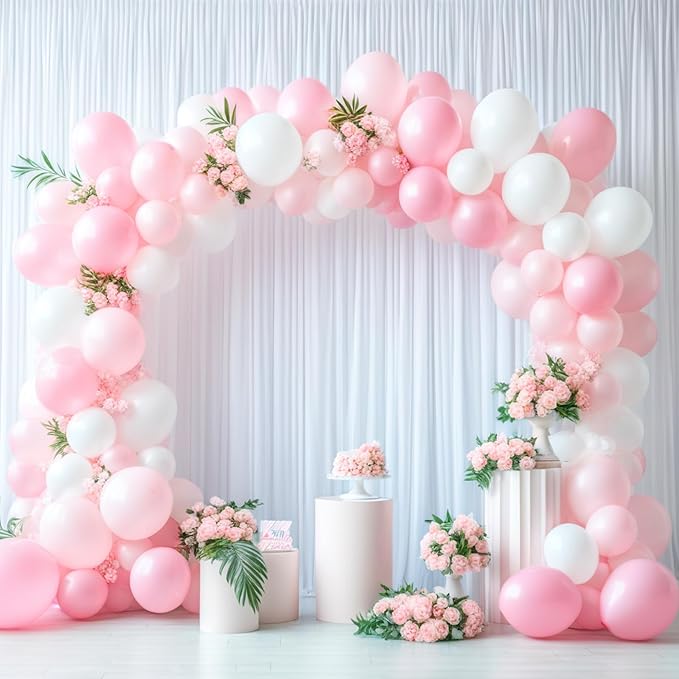 20ftx12ft Wrinkle Free White Backdrop Curtains - Image 8