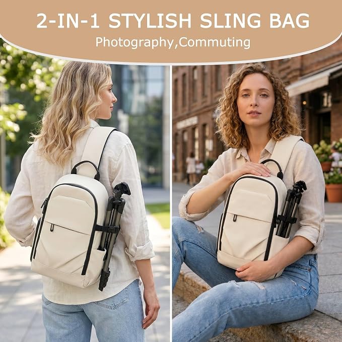 TAAOKA Camera Sling Bag for Photographe – Waterproof Crossbody Camera Bag - Image 6