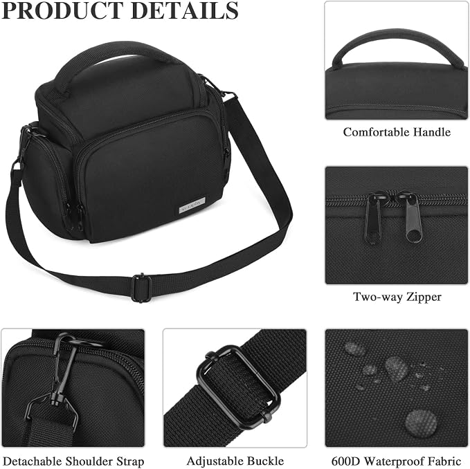 G-raphy Camera Bag Case Small Camera Sling Bags Camera Photography Accessories - Image 5