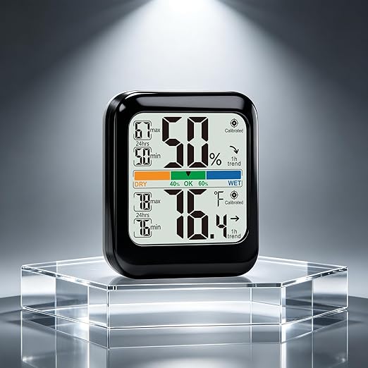 G.CATACC Digital Hygrometer Indoor Thermometer Humidity Meter Gauge, Room - Image 2