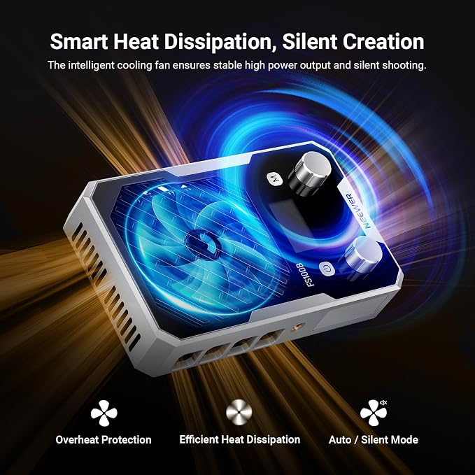 NEEWER 100W Ultra Compact LED Video Light APP/Panel Control, Pocket Size Bi - Image 7