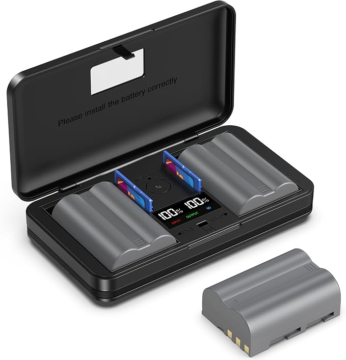 EN-EL3E Camera Battery Multifunctional Charger Set Compatible by Inspirationlightsupyourlife
