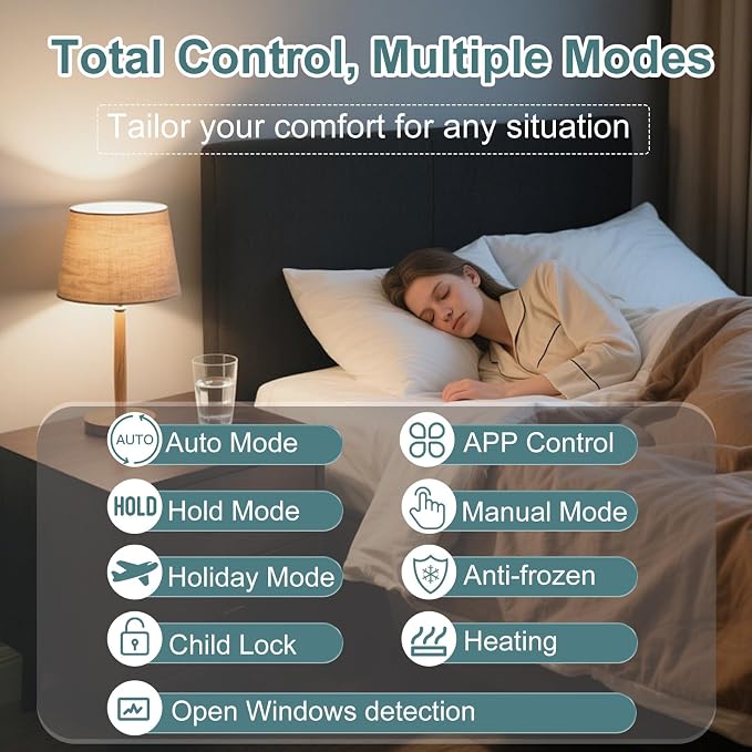 HEATIT Programmable Thermostat, WiFi Smart Thermostat - Image 5