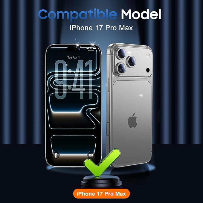 UniqueMe 3 Pack Compatible for iPhone 17 Pro Max Camera Lens Protector - Image 7
