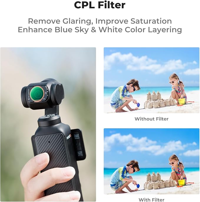 K&F CONCEPT FSD05 Magnetic Effect & ND & CPL Filter Set Compatible - Image 4