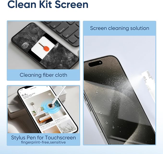 Multifunctional Electronic Cleaning Kit, Keyboard Brush, Screen Spray Wiper - Image 5