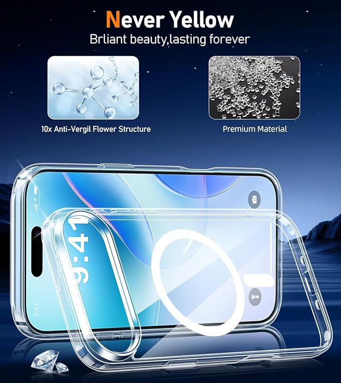 for iPhone Air Case Clear, Magnetic iPhone Air Case - Image 3