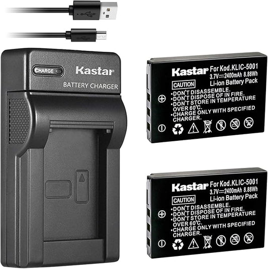 Kastar Battery & Slim USB Charger Compatible by Kastar
