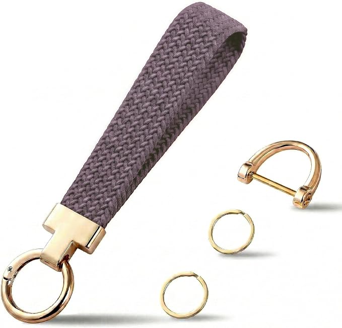 Weixiltc Keychain Wristlet for Women, Elastic Woven Lanyard by Weixiltc