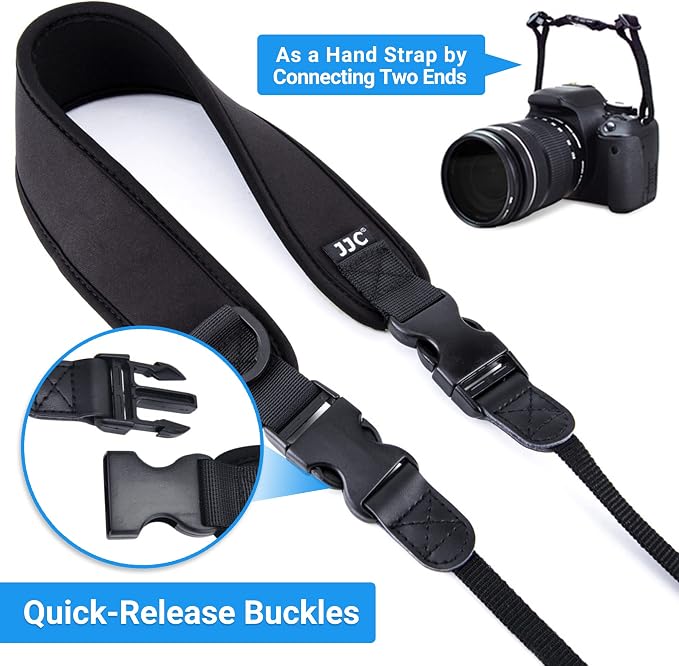 DSLR Camera Neck Strap, Soft Neoprene Shoulder Belt - Image 4