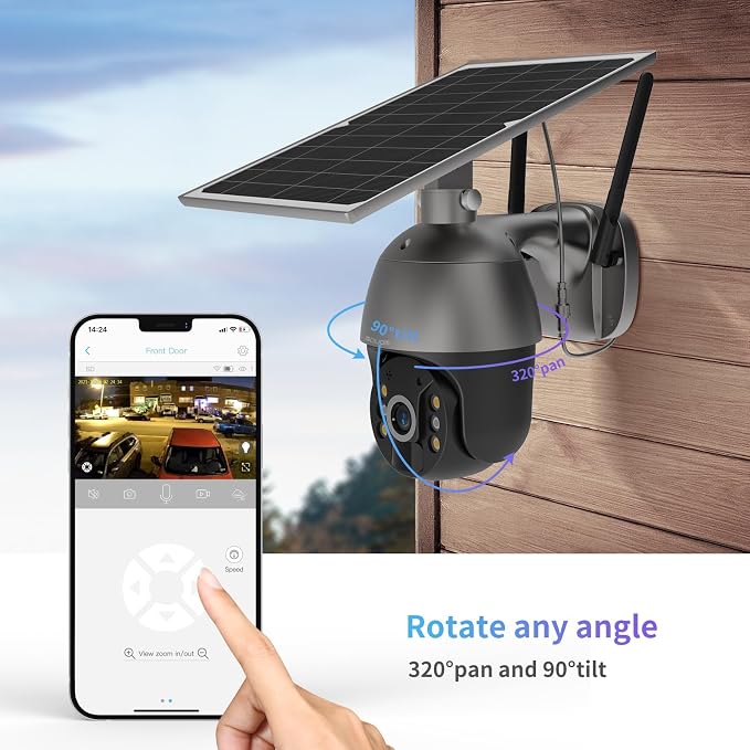 SOLIOM S600 3G/4G LTE Solar Powered Cellular Security Camera Wireless Outdoor - Image 3