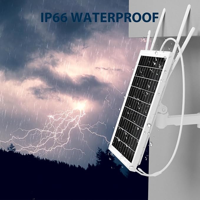 15W Solar Powered 4G LTE Modem Router, Outdoor Solar Powered WiFi Extender - Image 5