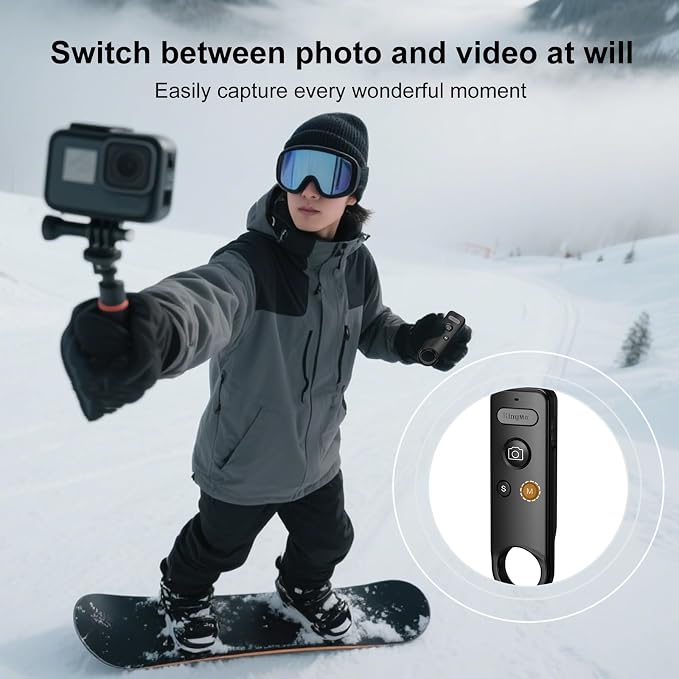 Camera Bluetooth Remote for Insta360 Wireless Remote Control Compatible - Image 4