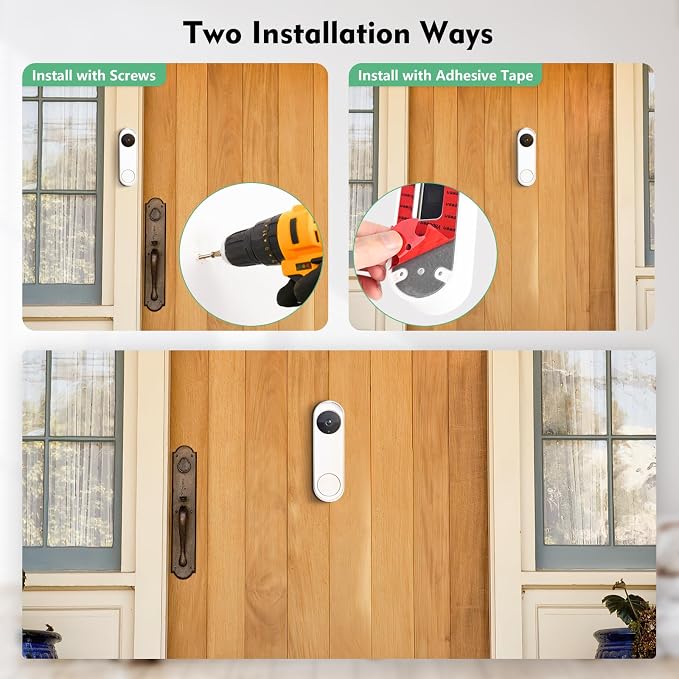 Anti-Theft No Drill Doorbell Mount Compatible - Image 4