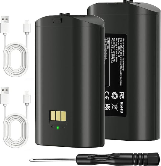 Lesaps 2-Pack 12000mAh Replacement Battery by Lesaps