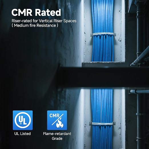 Cable Matters 10Gbps in-Wall Riser Rated 23AWG Bare Copper Cat6 Ethernet Cable - Image 6