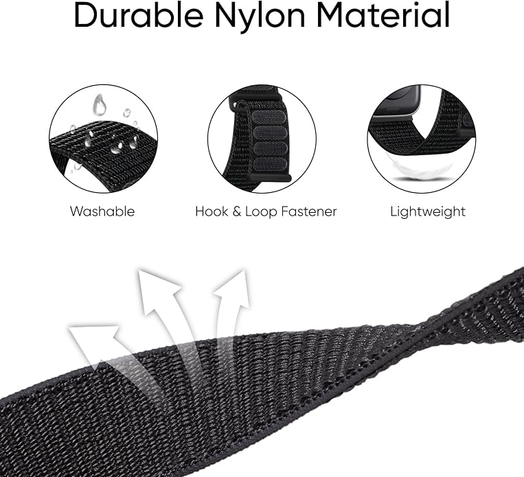 6 Pack Sport Nylon Loop Band Compatible - Image 2