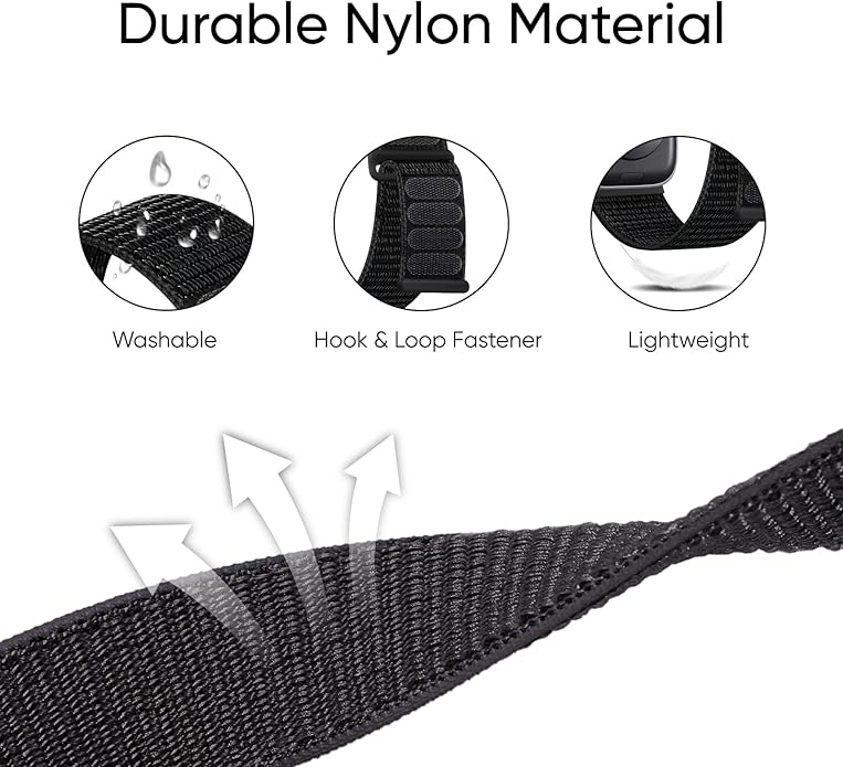 6 Pack Sport Nylon Loop Band Compatible - Image 2