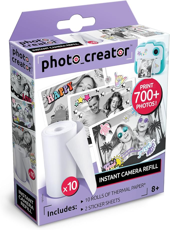 Canal Toys Photo_Creator Instant Print Camera Refill set- includes 10 rolls of - Image 3