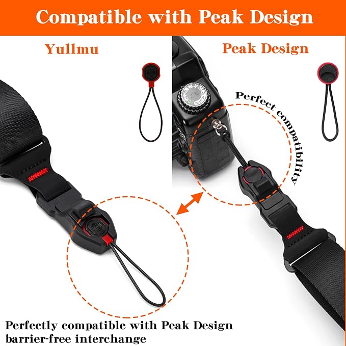 Camera Strap Compatible for Peak Design Quick Release - Image 3