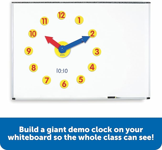 Learning Resources Magnetic Time Activity Set, Homeschool, Time Telling - Image 2