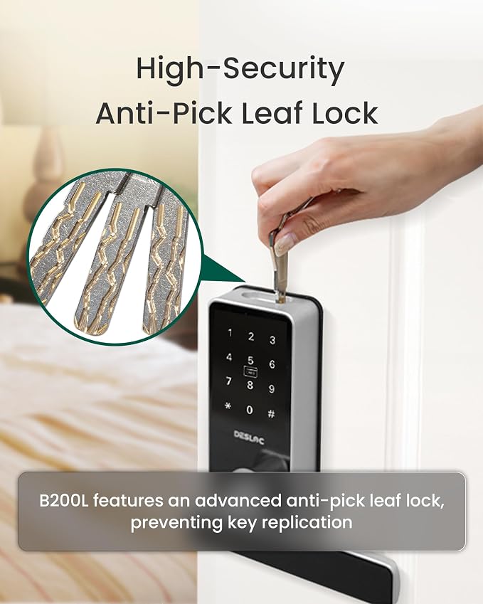 DESLOC B200L Fingerprint Smart Lock - Image 9
