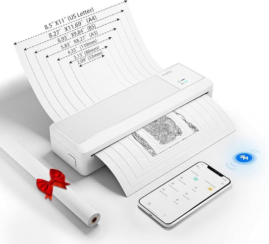 vretti P83 Portable Printers Wireless by vrettithermalprinter
