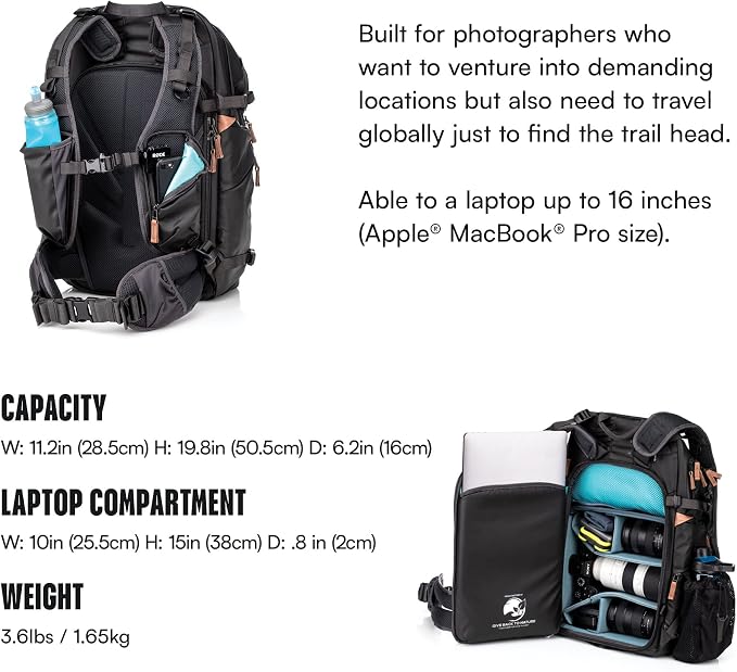 Shimoda Explore v2 30 Backpack, Mid-Size Outdoor Photography Travel Camera Pack - Image 3