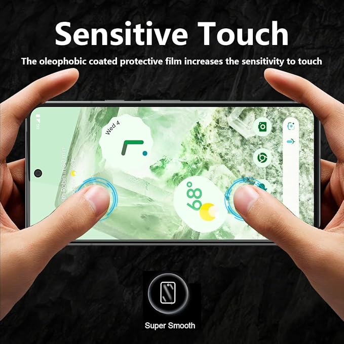 3 Pack Screen Protector for Google Pixel 8, TPU Film - Image 7