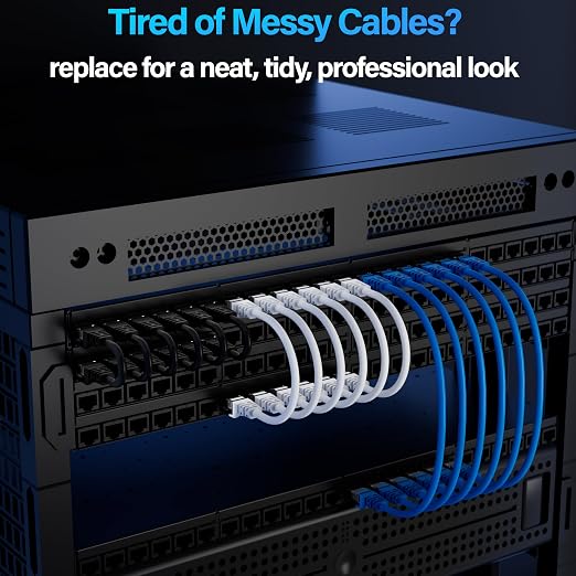Cat6 Ethernet Cable 10Gbps 14 ft, UTP Ethernet Cable Cat 6, Flexible Bare - Image 5