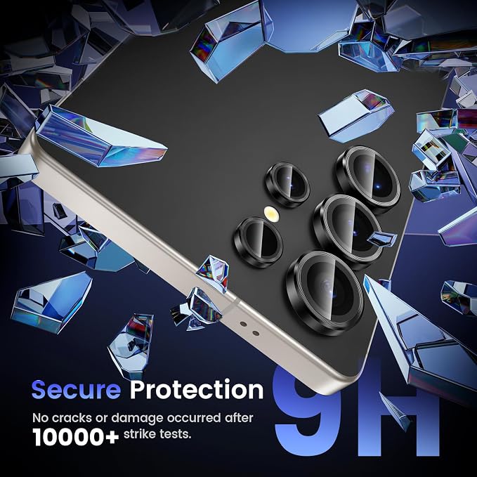 Tensea (3+2PCS Compatible with Samsung Galaxy S25 Ultra Camera Lens Protector - Image 5