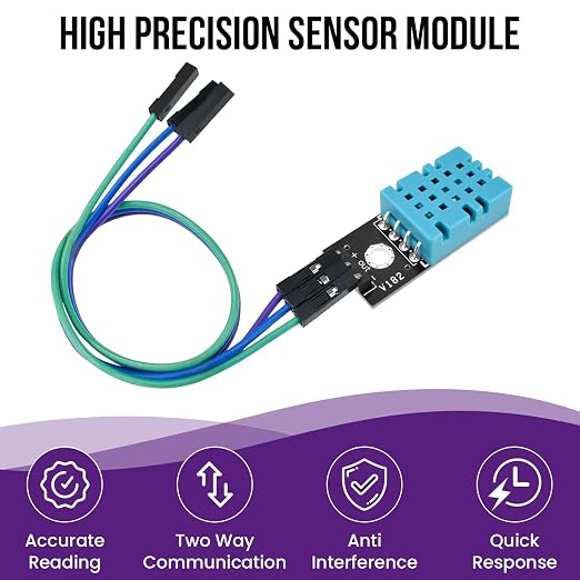 4Pcs DHT11 Digital Temperature Humidity Sensor Module - Image 3