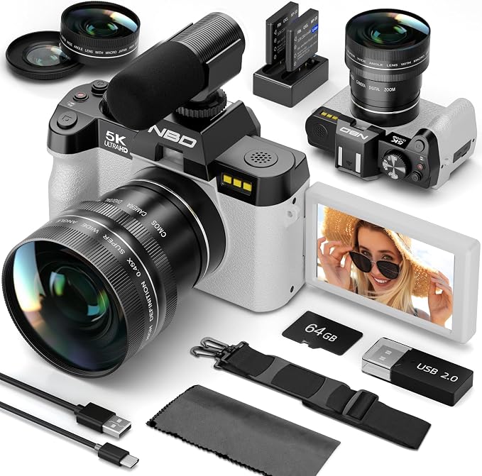NBD 5K Digital Cameras for Photography by NBDOfficialFlagship