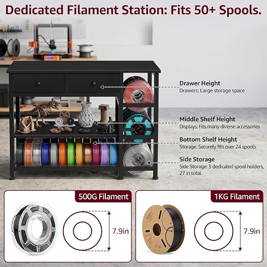 3D Printer Stand with Filament Storage - Image 5