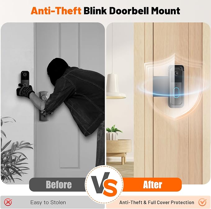 Blink Doorbell Mount, Anti-Theft Doorbell Camera Mount - Image 6