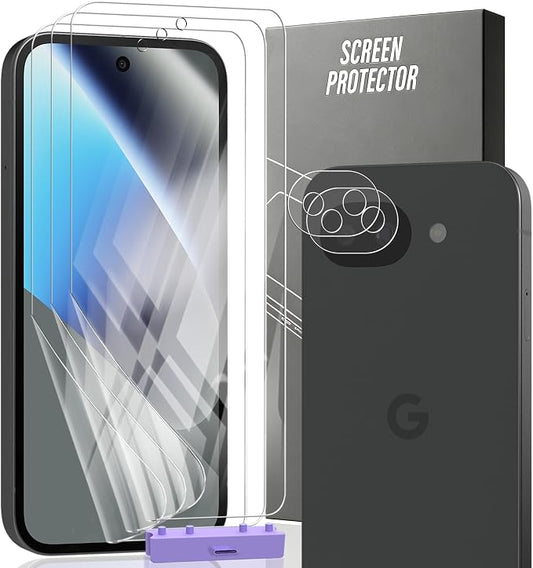3+2 Pack Screen Protector for Google Pixel 10a, 3 TPU Film by Unknown